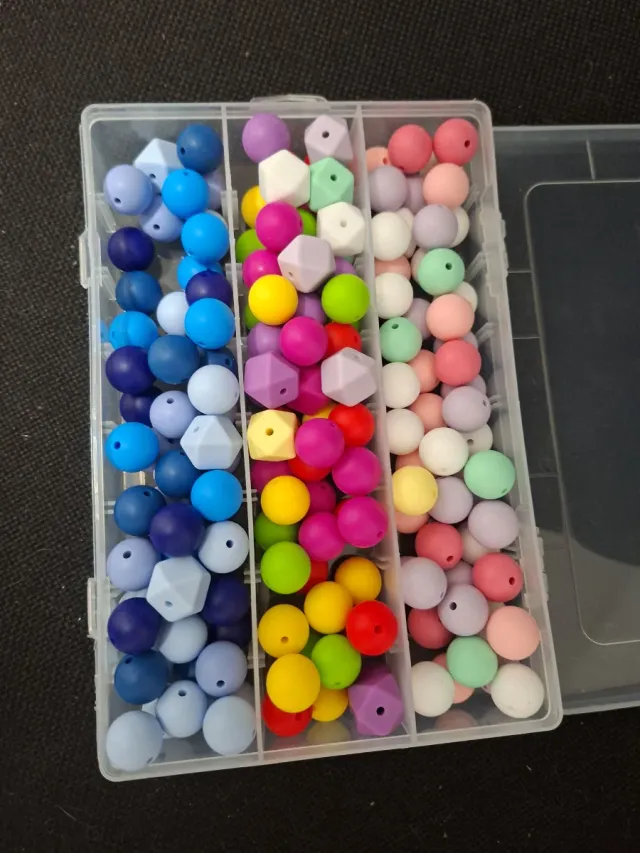 Cuentas de silicona para chupetero