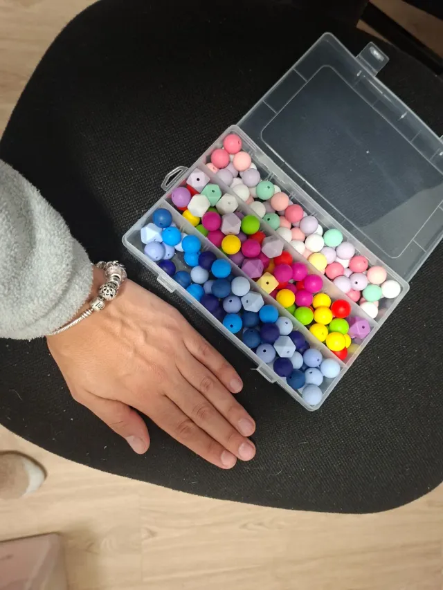 Cuentas de silicona para chupetero