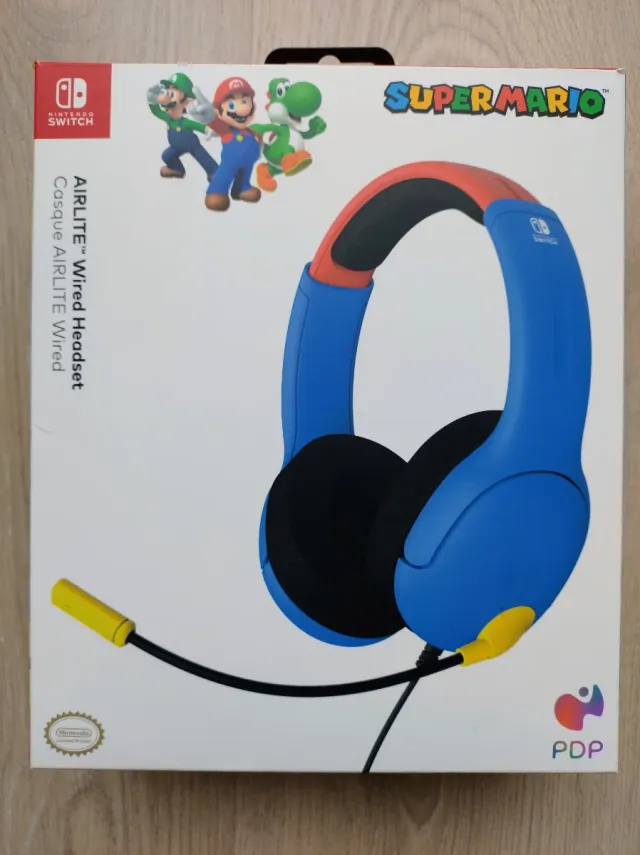 Auriculares PDP Super Mario Nintendo Switch