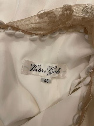 Vestido de Novia Blanco con Encaje