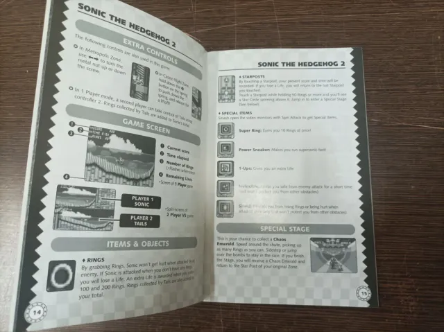Manuale di Sonic Mega Collection Plus