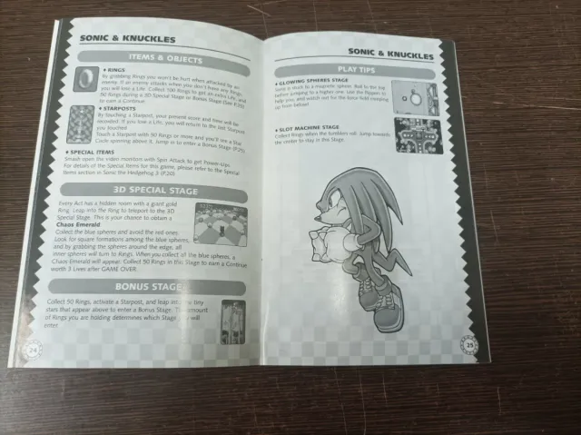 Manuale di Sonic Mega Collection Plus