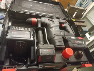 Taladro Percutor Wurth con Cargador y Batería 28 v