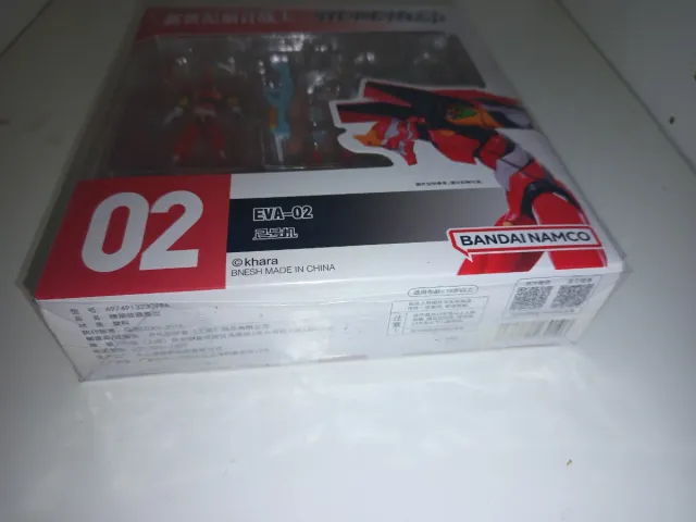 Figura di azione Evangelion Eva 02 Asuka Bandai 10cm