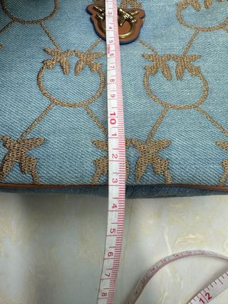 Bolso Pinko Azul y Dorado