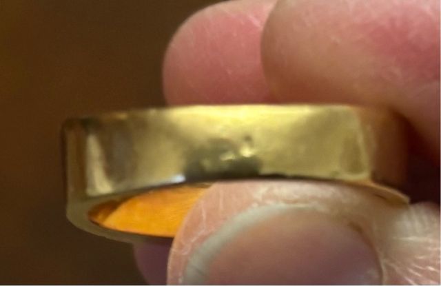 Anillo oro y oro blanco con diamante