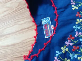 Vestido vintage bordado talla xl
