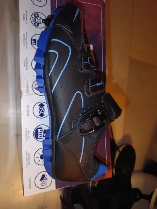 Zapatillas Ciclismo/ Montaña Negras/Azul
