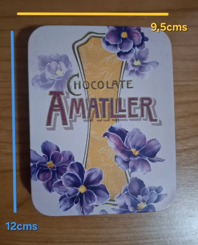 Latita de chocolate Amatller