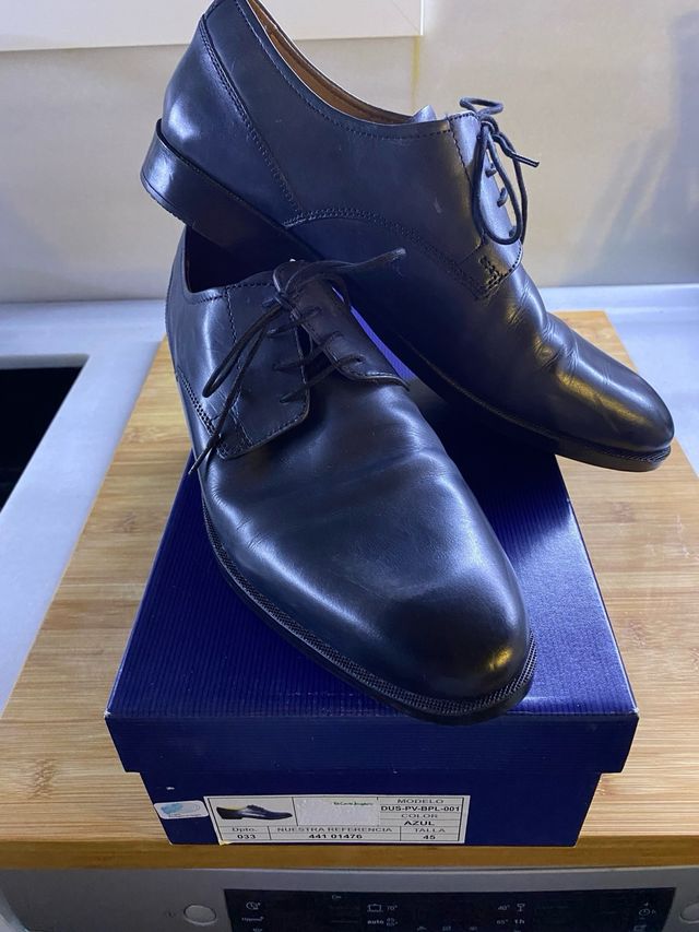 Zapatos de vestir azul marino Talla 45 como nuevos