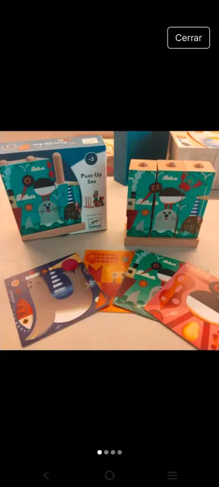 Juego de construcción de madera Puzzle de madera