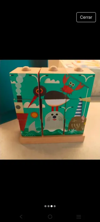 Juego de construcción de madera Puzzle de madera