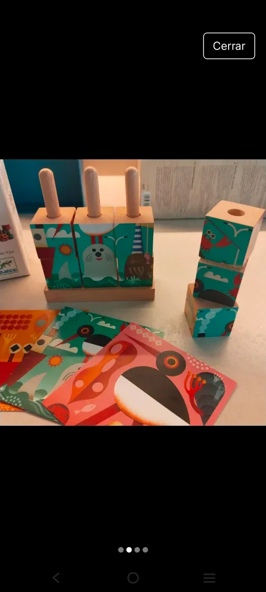 Juego de construcción de madera Puzzle de madera