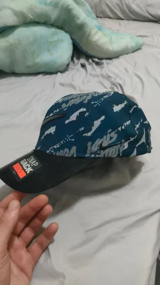 Gorra Nike x Louis Vuitton Snapback Azul y Negra