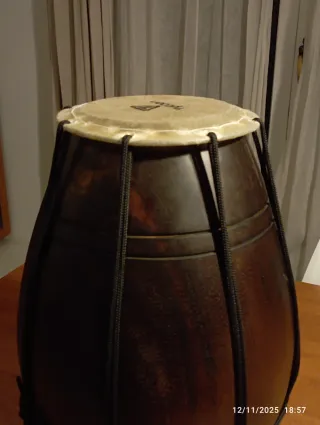 Tambor Dholack doble lado