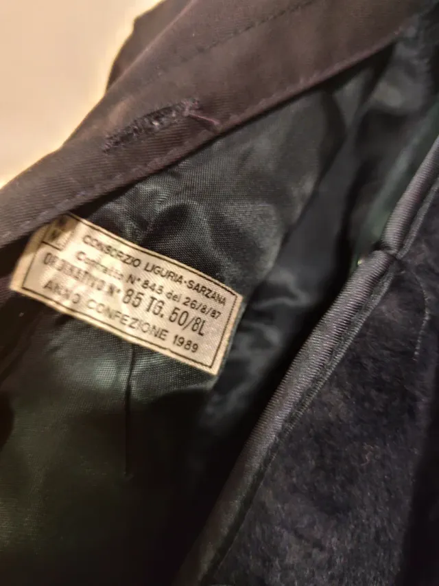 Cappotto leggero Marina Militare Blu Taglia 50