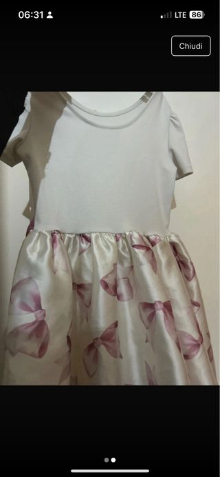 Vestito bambina H&M 9 anni