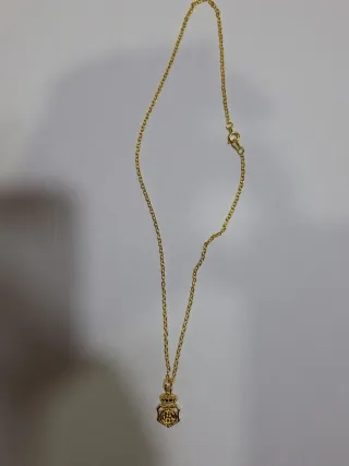 Collar Escudo F.C Barcelona Oro