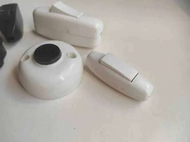 Lote 6 interruptores para lámparas