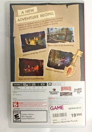 Monkey Island Nintendo Switch