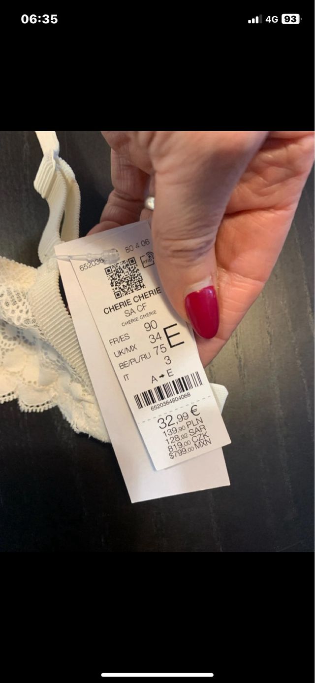 Reggiseno Etam 90E bianco