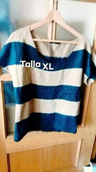 Jersey de mujer a rayas amarillas