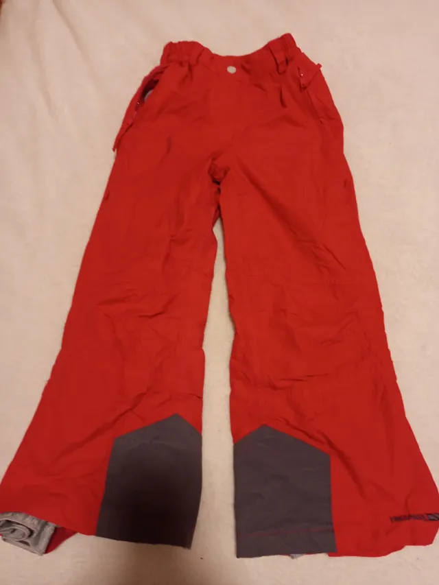 Pantalón esquí niña T.5-6 años fucsia