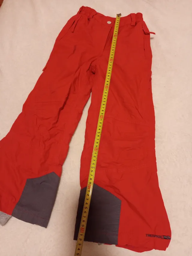 Pantalón esquí niña T.5-6 años fucsia