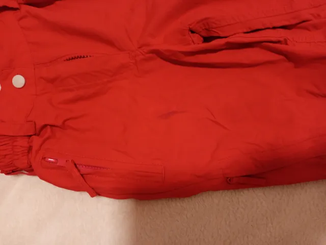 Pantalón esquí niña T.5-6 años fucsia