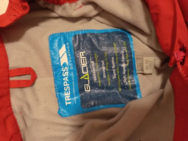 Pantalón esquí niña T.5-6 años fucsia