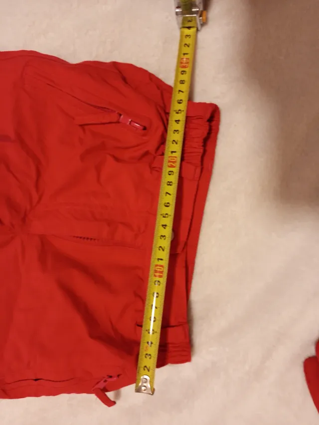 Pantalón esquí niña T.5-6 años fucsia