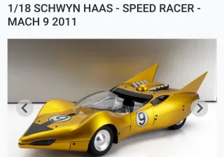 Prezzo per un modello Macchina Speed Racer 1/18