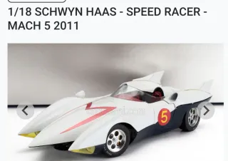 Prezzo per un modello Macchina Speed Racer 1/18
