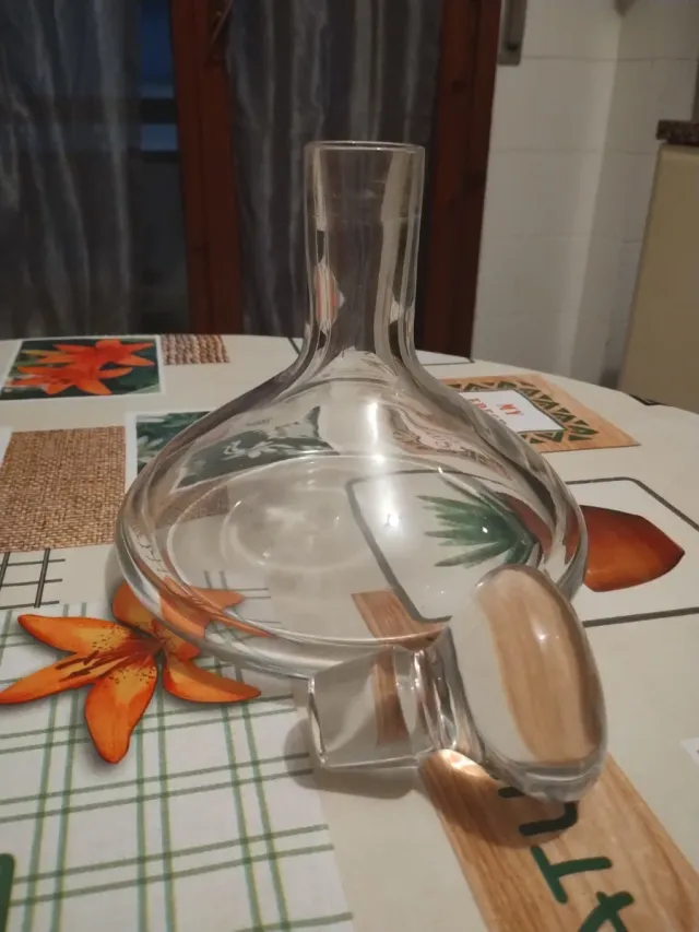Decanter in cristallo pesante
