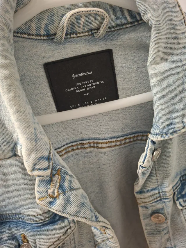 Chaqueta tejana Stradivarius Talla M