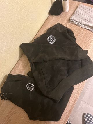 Tuta bimbo felpata camouflage