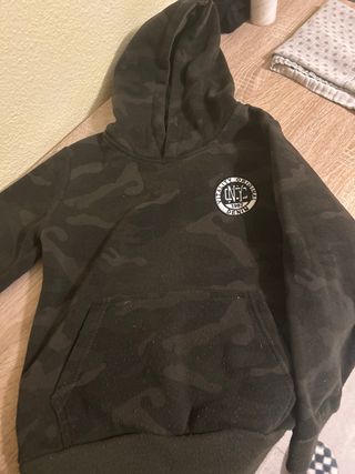 Tuta bimbo felpata camouflage