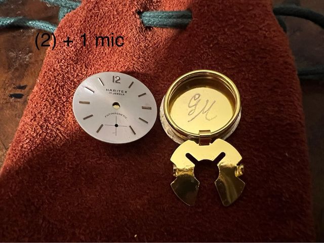 Gemelli Copribottoni quadrante Haritex 17 Rubis