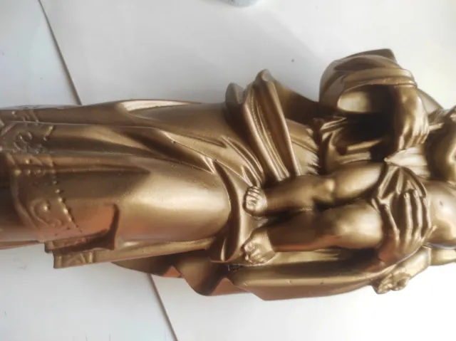 San José con niño dorado decoración