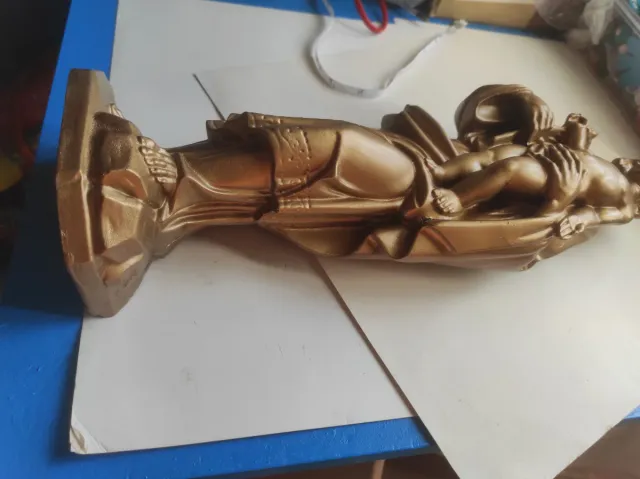 San José con niño dorado decoración