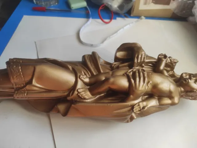 San José con niño dorado decoración