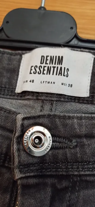 Pantalón vaquero Lftman hombre talla 48 negro