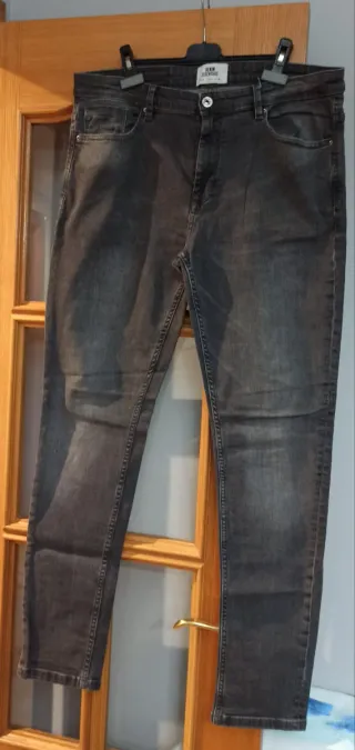 Pantalón vaquero Lftman hombre talla 48 negro