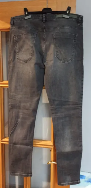 Pantalón vaquero Lftman hombre talla 48 negro