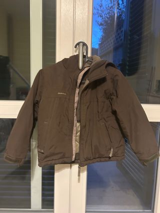 Piumino bambino Quechua marrone