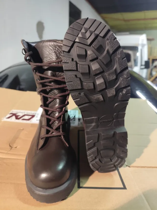 Anfibi Esercito Italiano 42 Marrone Nuovi