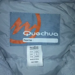 Mono de Nieve Infantil Azul