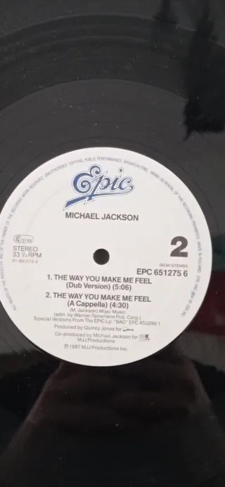 Disco Vinile Michael Jackson - The Way You Make Me