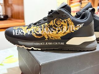 Scarpe Versace Jeans Couture nere e oro