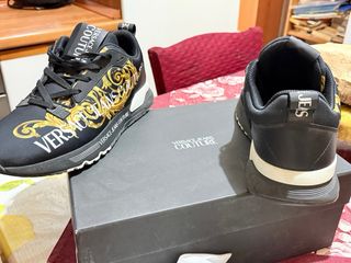 Scarpe Versace Jeans Couture nere e oro